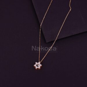750 Rose Gold CZ Stylish Tanmaniya RTM448
