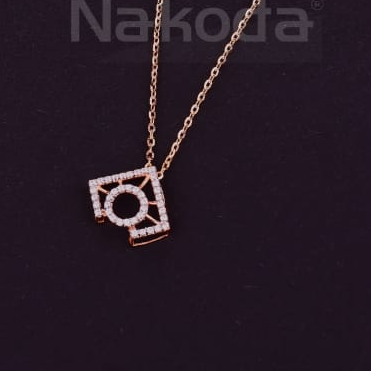750 Rose Gold CZ Gorgeous Tanmaniya RTM449 - Image 2