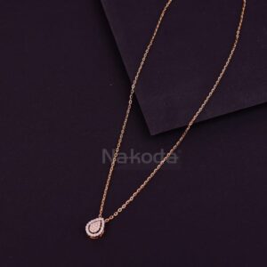 750 Rose Gold CZ Fancy Tanmaniya RTM450