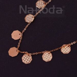 750 Rose Gold CZ Exclusive Tanmaniya RTM451