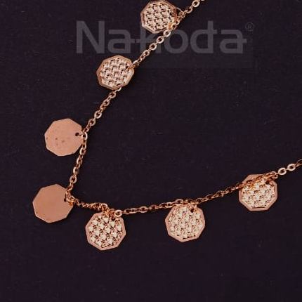 750 Rose Gold CZ Exclusive Tanmaniya RTM451 - Image 2
