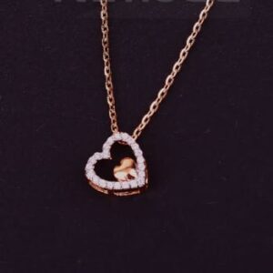 750 Rose Gold CZ Designer Tanmaniya RTM452