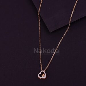 750 Rose Gold CZ Designer Tanmaniya RTM452