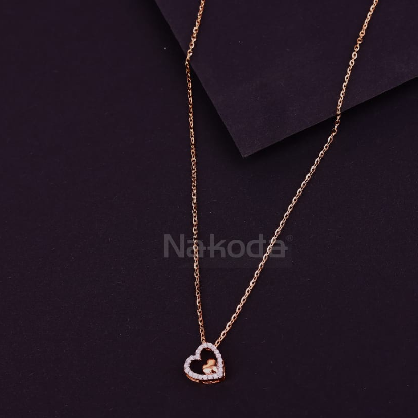 750 Rose Gold CZ Designer Tanmaniya RTM452