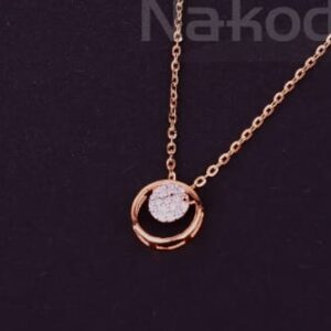 750 Rose Gold CZ Classic Tanmaniya RTM453