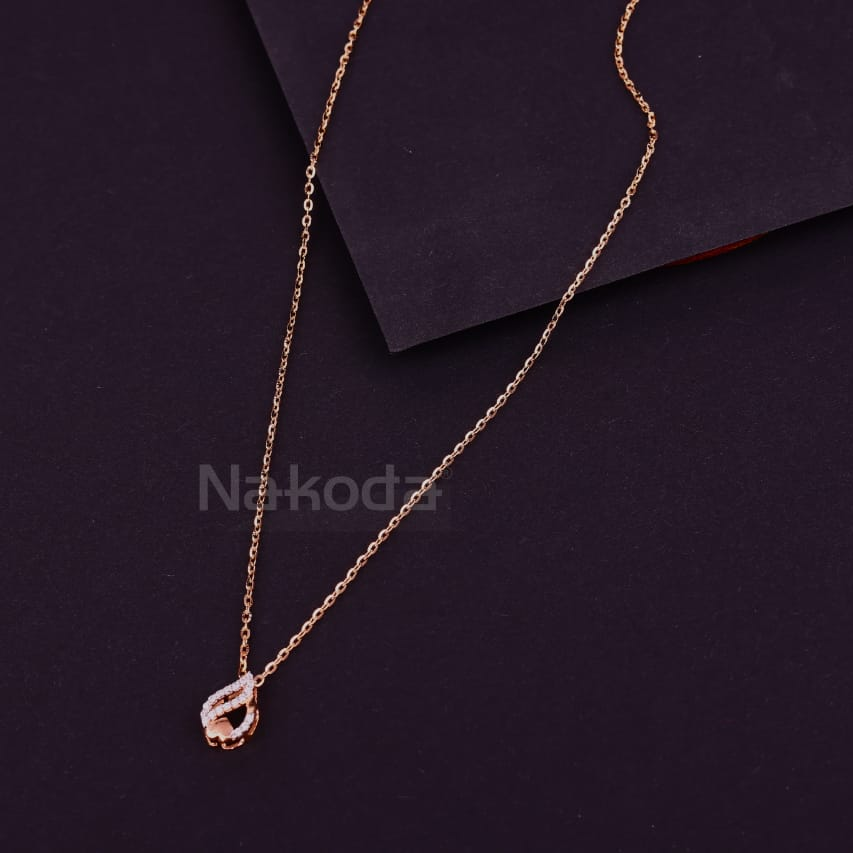 750 Rose Gold CZ Tanmaniya RTM455