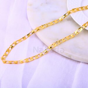 916 Gold CZ Fancy Mens Choco chain MCH759