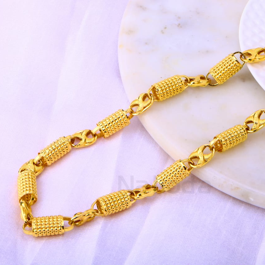 916 Gold Hallmark Classic Mens Choco chain MCH757
