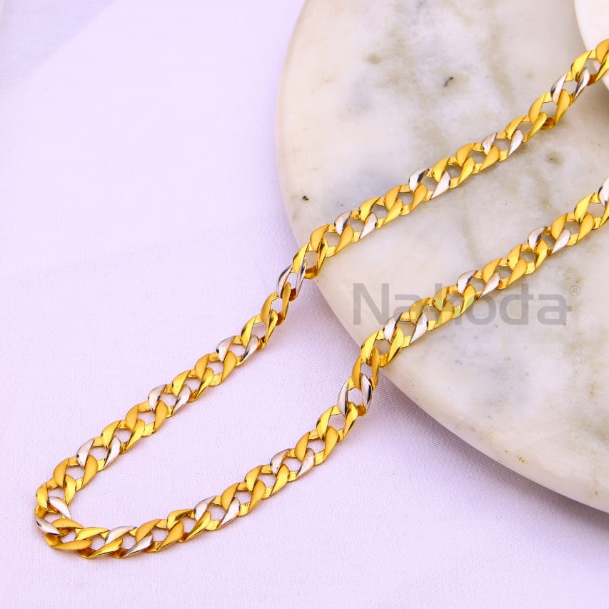 916 Gold Hallmark Delicate Mens Choco Chain MCH750