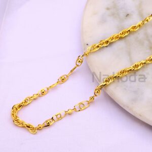 916 Gold Hallmark Classic Mens Choco Chain MCH749