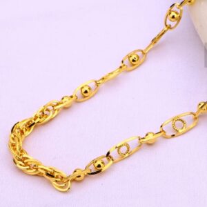 916 Gold Hallmark Classic Mens Choco Chain MCH749
