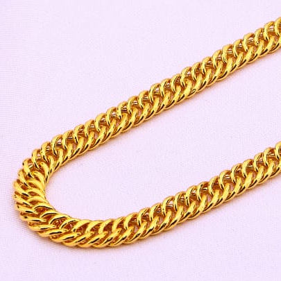 916 Gold Stylish Mens Choco Chain MCH747 - Image 2