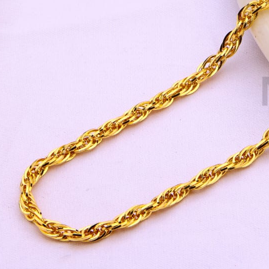 916 Gold Gorgeous Mens Choco Chain MCH746 - Image 2