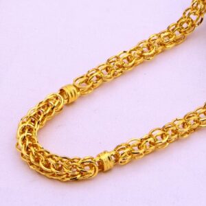916 gold delicate mens choco chain mch741