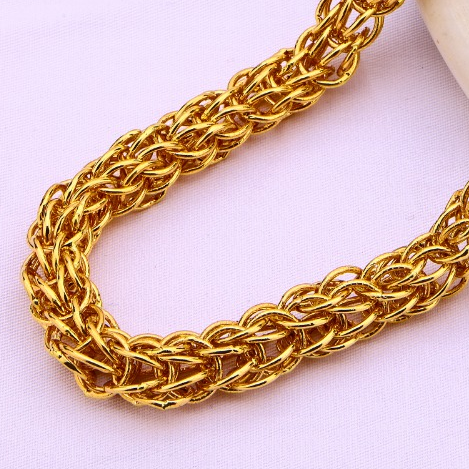 22kt gold cz hallmark gorgeous mens choco chain mch705 - Image 2