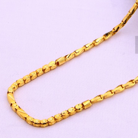 22kt gold cz hallmark fancy mens choco chain mch704 - Image 2