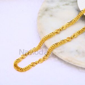 22kt gold cz hallmark mens choco chain mch669