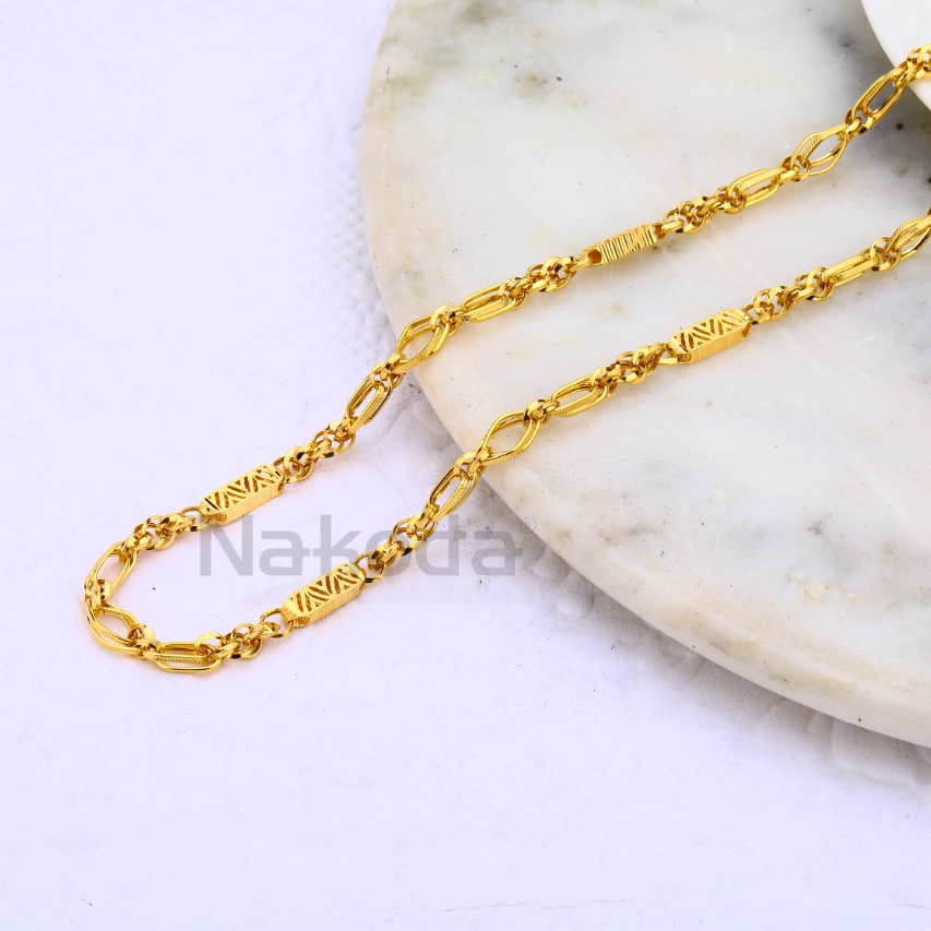 22kt gold cz stylish mens choco chain mch668