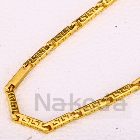 22KT Gold Classic Mens Chock Chain MCH660 - Image 2