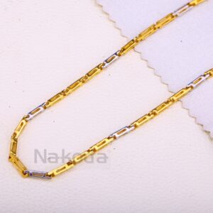 916 Gold CZ Hallmark Stylish Mens Chock Chain MCH659