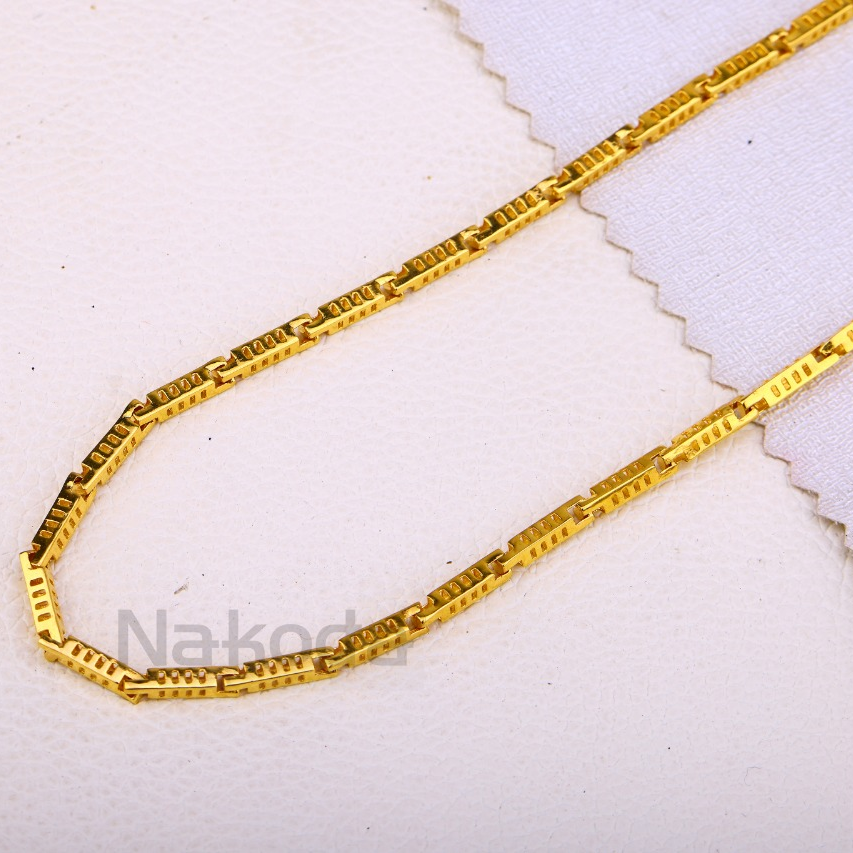 916 Gold CZ Hallmark Gorgeous Mens Chock Chain MCH657