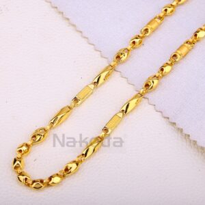 916 Gold CZ Hallmark Mens Chock Chain MCH656