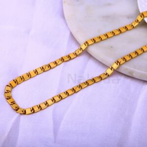 916 gold hallmark stylish mens choco chain mch764