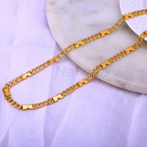 916 Gold CZ Mens Choco chain MCH763