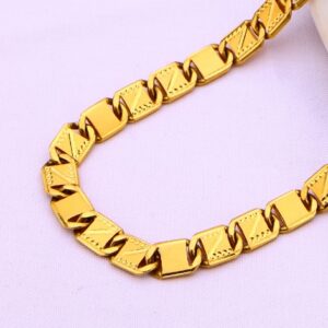 916 Gold CZ Exclusive Mens Chock Chain MCH739