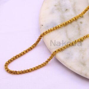 916 Gold CZ Designer Mens Chock Chain MCH738