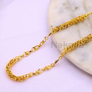 916 Gold CZ Mens Chock Chain MCH735