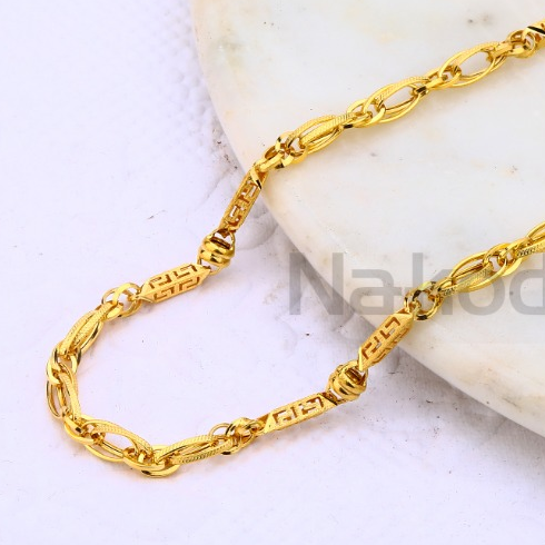 916 Gold Gorgeous Mens Chock Chain MCH686 - Image 2