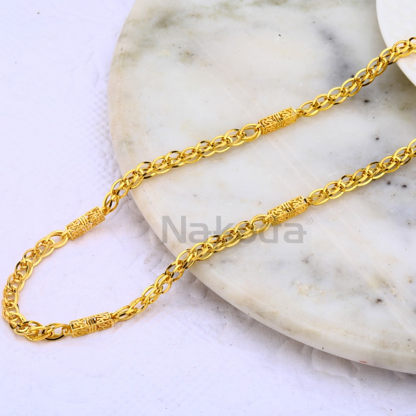 916 Gold Classic Mens Chock Chain MCH681