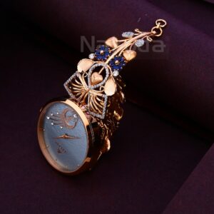 750 CZ Rose Gold Gorgeous Women's Hallmark Watch RLW390