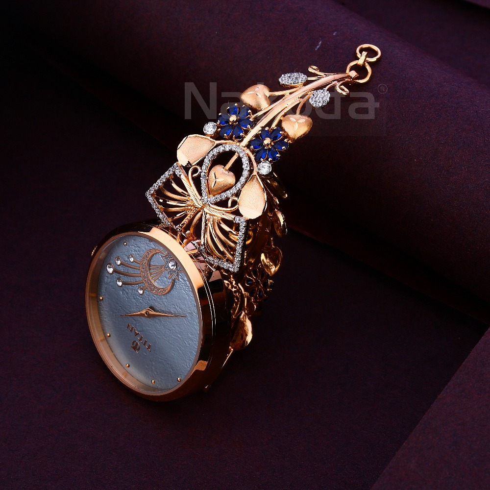 750 CZ Rose Gold Gorgeous Women's Hallmark Watch RLW390 - Image 2
