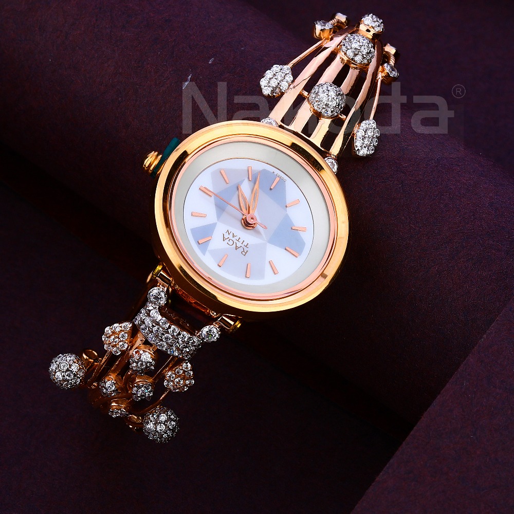 750 CZ Rose Gold Exclusive Women's Hallmark Watch RLW388 - Image 3