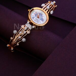 750 CZ Rose Gold Exclusive Women's Hallmark Watch RLW388