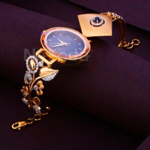 750 CZ Rose Gold Classic Women's Hallmark Watch RLW386