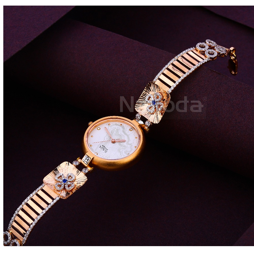 750 CZ Rose Gold Women's Hallmark Watch RLW385 - Image 3