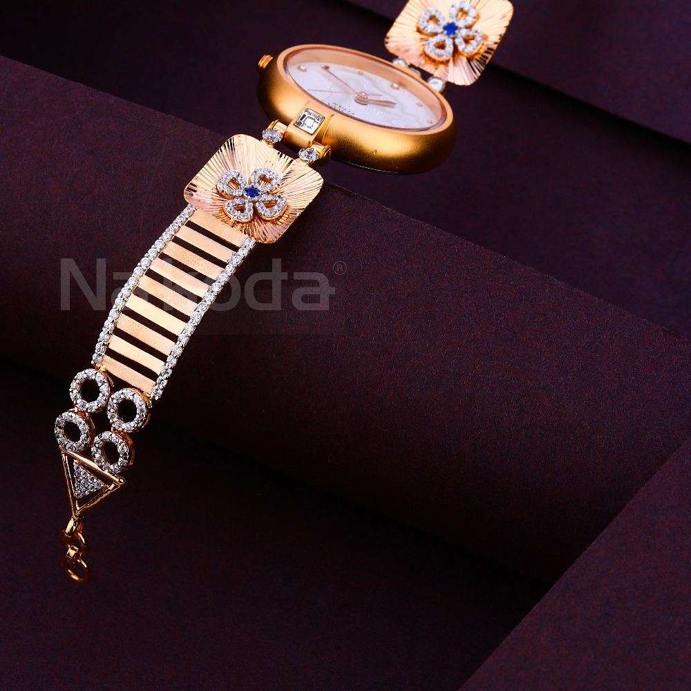 750 CZ Rose Gold Women's Hallmark Watch RLW385 - Image 2
