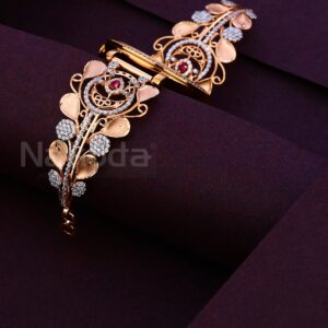 750 CZ Rose Stylish Ladies Gold Watch RLW384