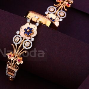 750 CZ Rose Gorgeous Ladies Gold Watch RLW383