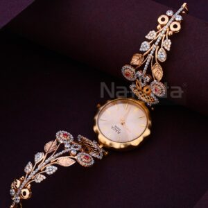 750 CZ Rose Exclusive Ladies Gold Watch RLW381