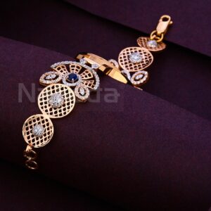 18CT CZ Women's Stylish Hallmark Rose Gold Watch RLW377