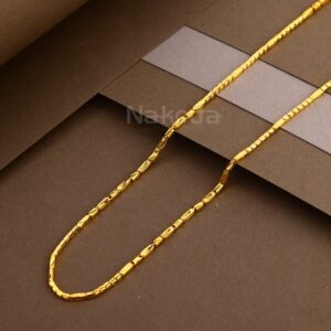 22KT Gold Hallmark Gorgeous Mens Hollow Chain MHC51