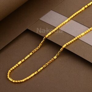 22KT Gold Hallmark Fancy Mens Hollow Chain MHC50
