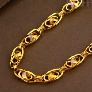 22KT Gold Hallmark Exclusive Mens Hollow Chain MHC49