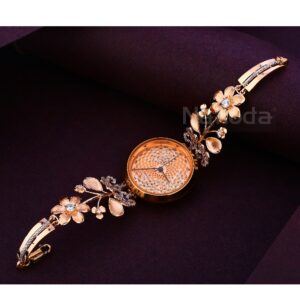 18CT CZ Women's Exclusive Hallmark Rose Gold Watch RLW374