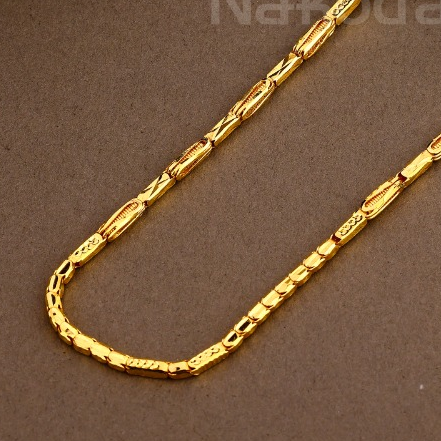 22kt gold gorgeous mens hollow chain mhc43 - Image 2