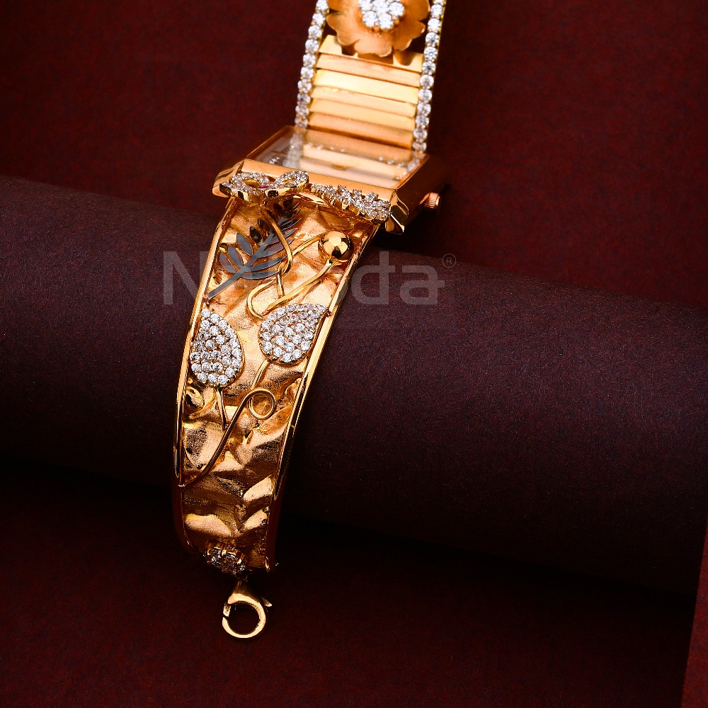18CT CZ Women's Delicate Hallmark Rose Gold Watch RLW431 - Image 2